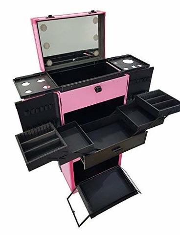maletines de maquillaje llenos