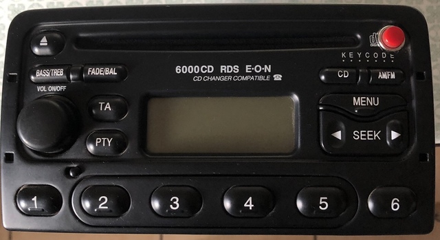 Fiesta Mondeo Ford Sony 6000 6006 CD Radio DAB 6 disco código Decodificar Servicio Ka