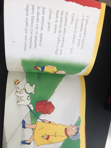 Libro Caillou Pasea Al Perro - 