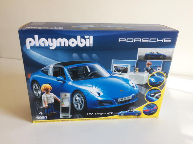 porche de playmobil azul