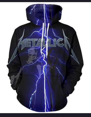 sudadera metallica