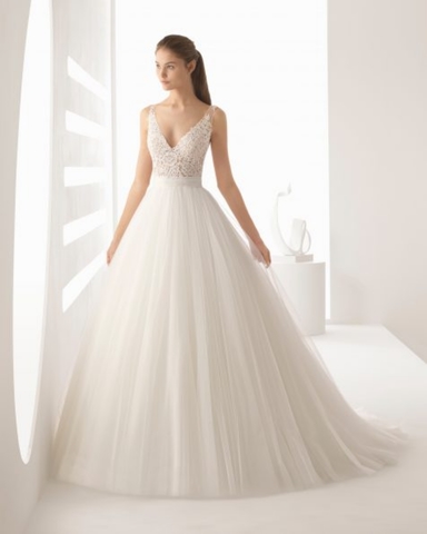 vestidos rosa clara