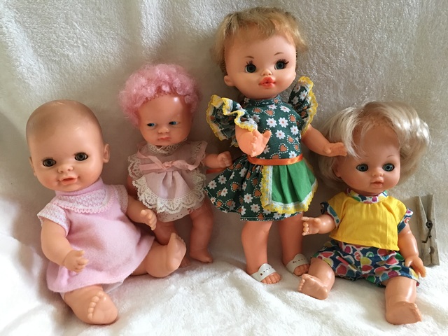 muñecos barriguitas antiguos
