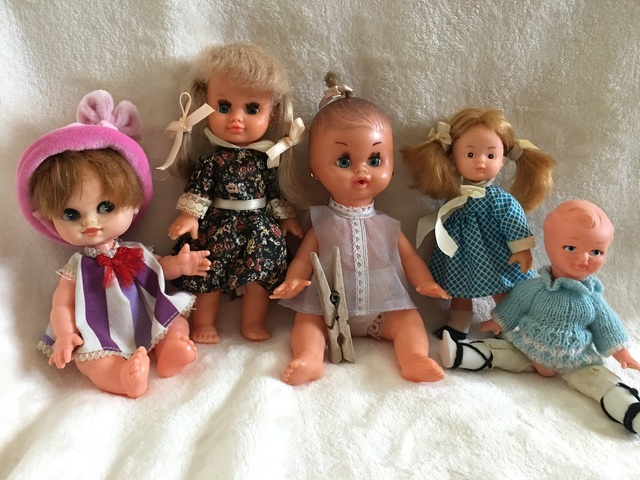 muñecos barriguitas antiguos