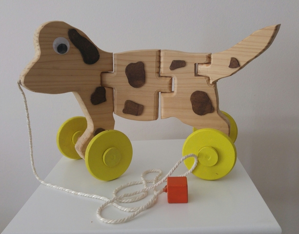 juguete artesanal de madera