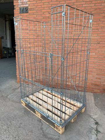 MIL ANUNCIOS.COM - Contenedor de malla sobre palet 800*1200