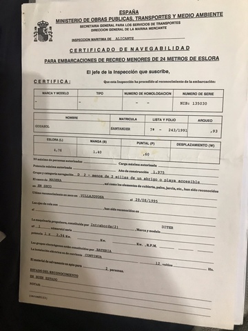 Mil Anuncios Com Papeles Barco Segunda Mano Y Anuncios Clasificados Pag 5