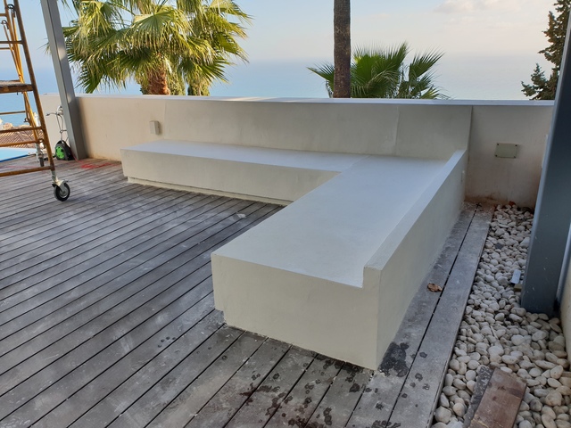 Banco De Obra / Rectangular con escalera y banco de obra