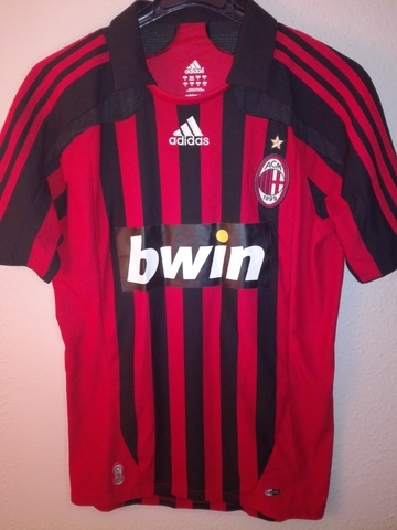 camiseta milan 2008