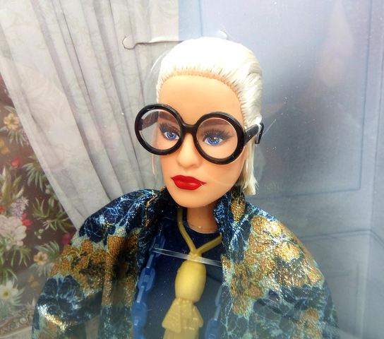 barbie styled by iris apfel doll