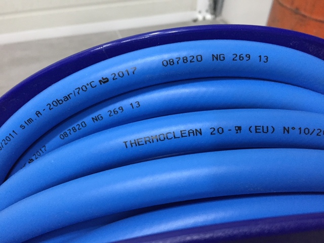 compresor neum/ático de PVC color azul Manguera de aire comprimido para compresor 15 m exterior 15 mm manguera flexible de aire manguera de aire interior 9,5 mm