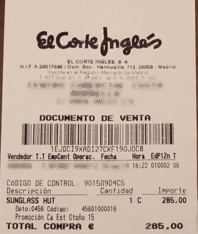 gafas de sol versace el corte ingles