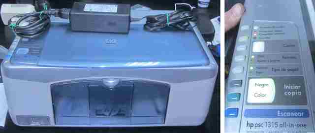 Milanuncios - Impresora HP Psc 1315 all in one