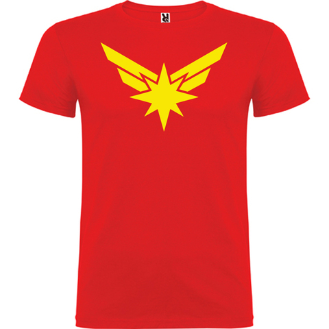 camiseta capitana marvel