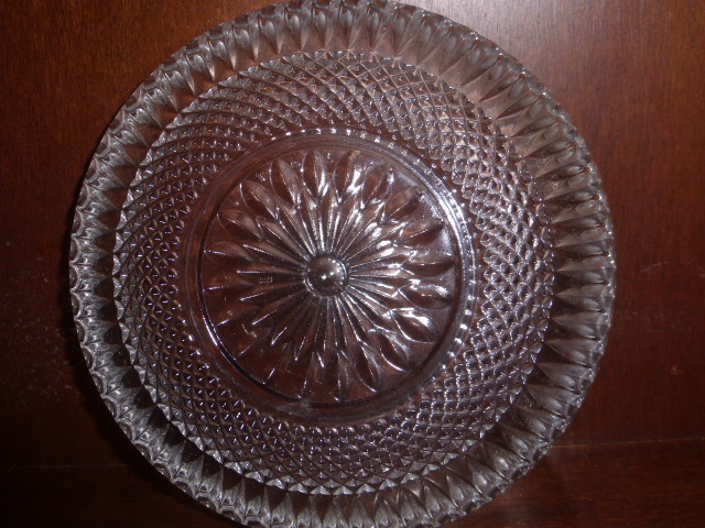 MIL ANUNCIOS.COM - Antiguo plato de cristal o vidrio