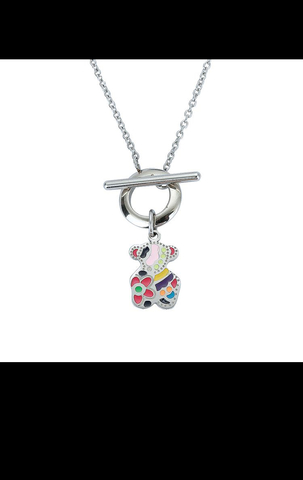 colgante oso tous acero