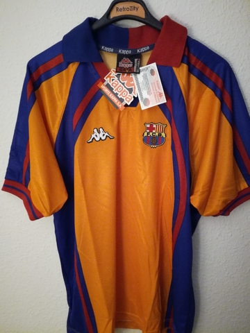 camiseta retro barcelona kappa