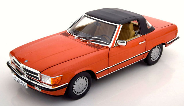 Mercedes 250 T-modelo s123 coche familiar 1978 rojo maqueta de coche 1:18 KK Scale