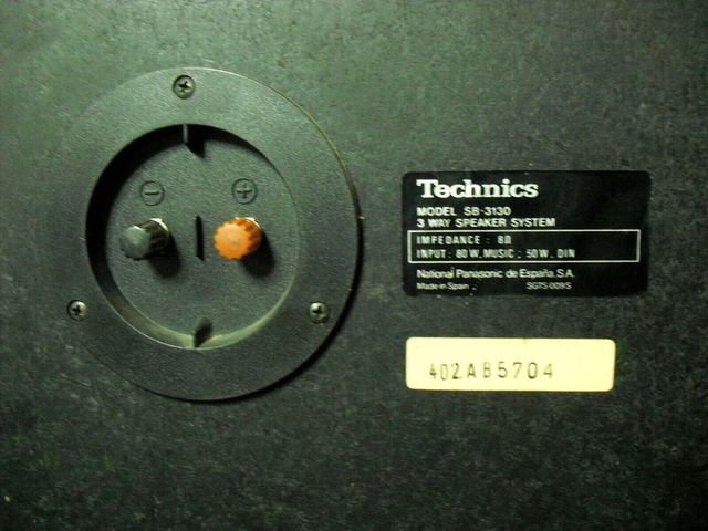 technics sb 3130 speakers