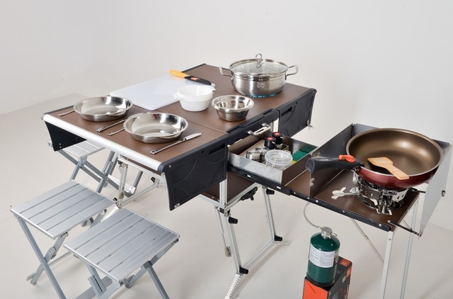 MIL ANUNCIOS.COM - Mesa Cocina Plegable Camping Camper