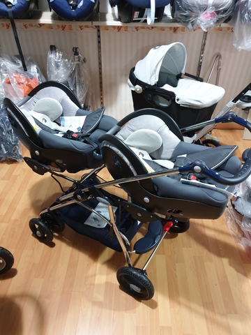 COCHECITO GEMELAR TWIN CON PORTABEBÉS GR COCHECITO GEMELAR TWIN CON PORTABEBÉS GR