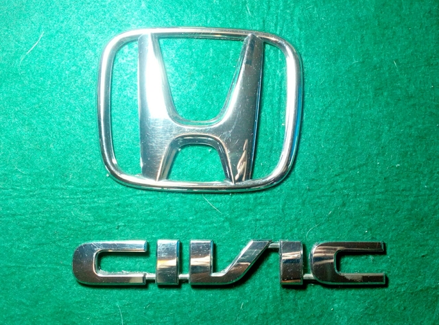 Genuine Honda Civic 2001-2005 Civic Del Portón Trasero Placa//emblema