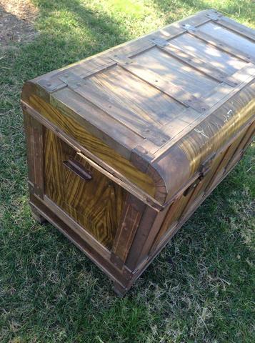 MIL ANUNCIOS.COM - Baul arcon clasico vintage bronce madera