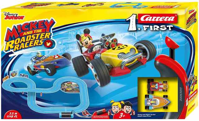 mickey mouse scalextric