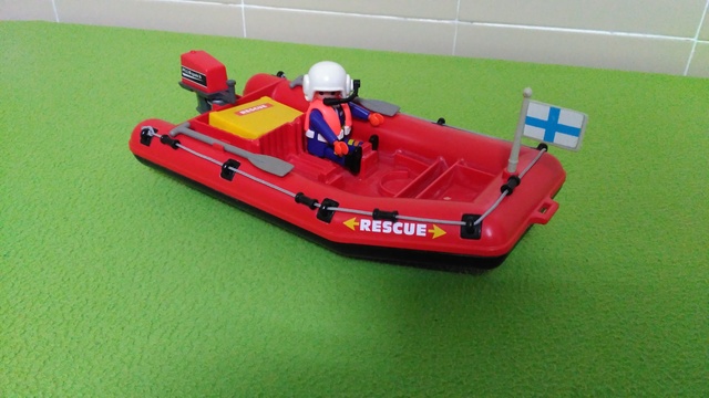 lancha rescate playmobil