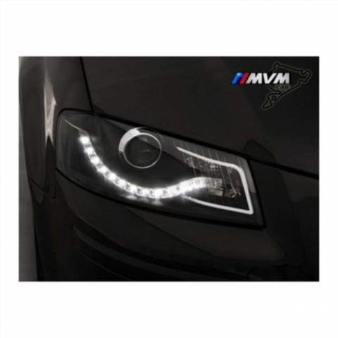 Coches Tuning Y Styling Led Faros Traseros Set En Smoke Negro Para Audi A3 8pa Sport Back Luces Traseras Co