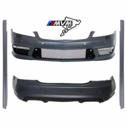 Calandra negro para mercedes clase c w205 s205 AMG Facelift Mopf cámara
