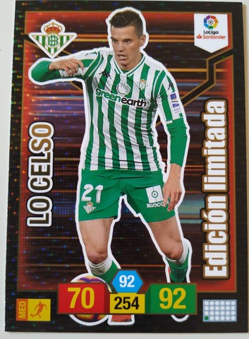 ADRENALYN XL Nº 140 NALDO Cromos de LIGA SANTANDER 2019 sin activar Nuevo