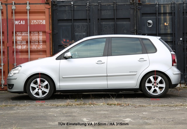 4 la presión del gas amortiguadores va por hectárea VW Polo 6n 6n2 6kv seat ibiza cordoba TÜV-libre