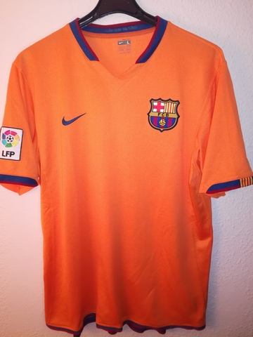 barcelona camiseta naranja