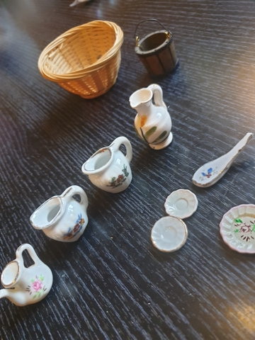 MIL ANUNCIOS.COM Casita de madera para muñecas Segunda Tetera De Mdf De Madera Y Taza De Té & Cuchara Conjunto