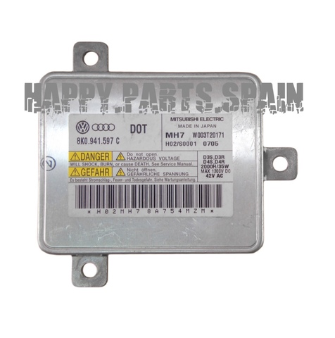 VW AUDI Porsche skoda d3s Xenon balastro mitsubishi electric 8k0941597e