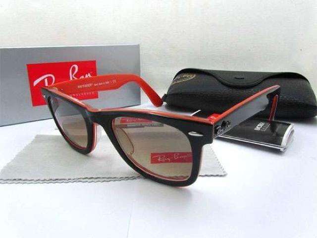 gafas de sol ray ban rojas