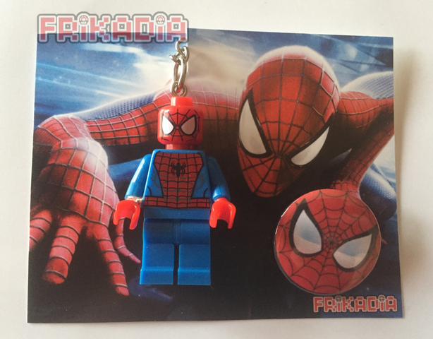 llavero spiderman lego