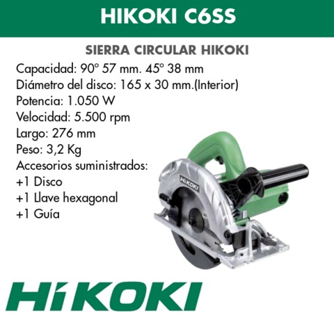 HiKOKI C9U3 Sierra Circular