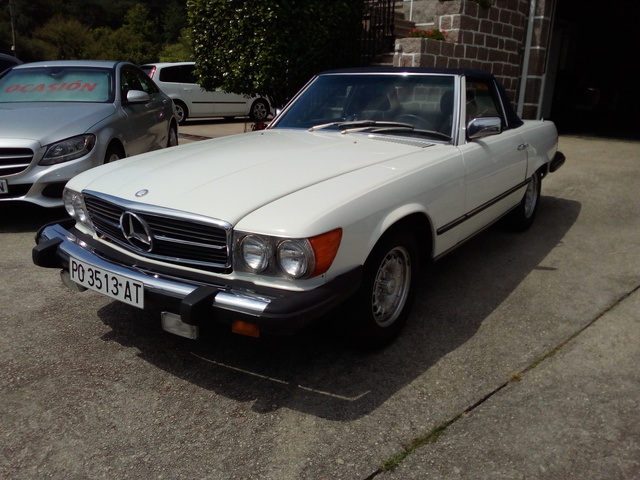 Mercedes SLC w107 c107 protección manta Auto Garage 350slc