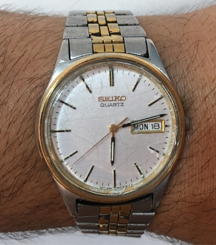 seiko quartz antiguo