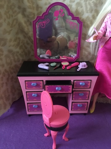 tocador de barbie para niña