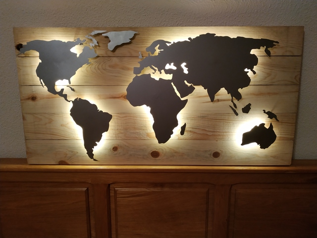 MIL ANUNCIOS.COM - Mapamundi con LED MIL ANUNCIOS.COM - Mapamundi con LED