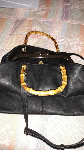 Bambu Bolso Monedero Asas Negro Con v0mnyNwOP8