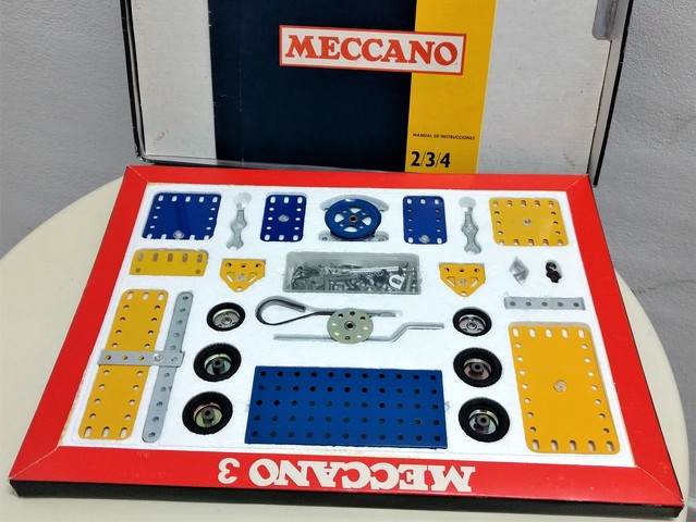 mecano juguete antiguo