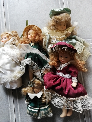 muñecas de porcelana articuladas