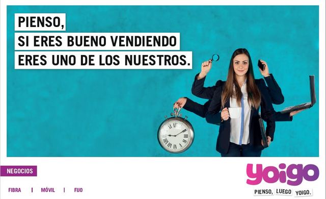 Milanuncios - Comercial yoigo negocios