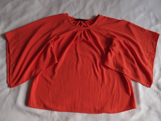 camisa roja zara
