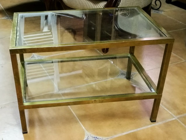 Mil Anuncios Com Mesa Baja De Latón Y Cristal
