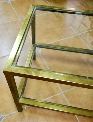 Mil Anuncios Com Mesa Baja De Latón Y Cristal